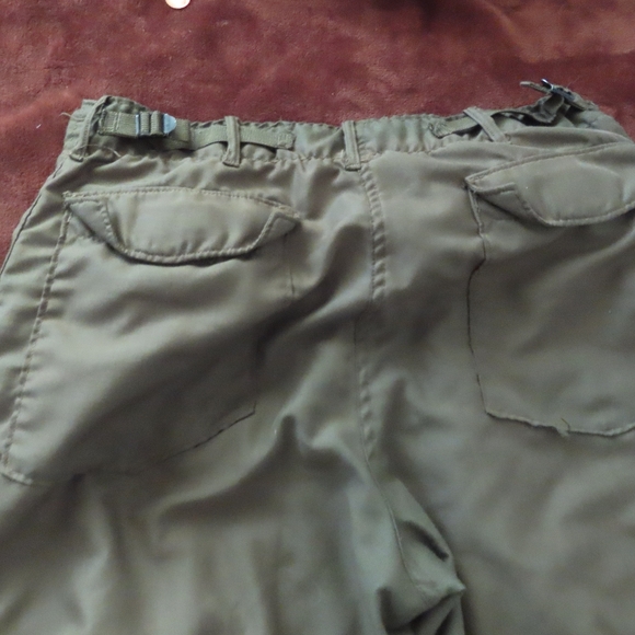 US Military Trousers Hot Weather Fire Resistant Nylon OG 106 Size Medium Long - Picture 6 of 8